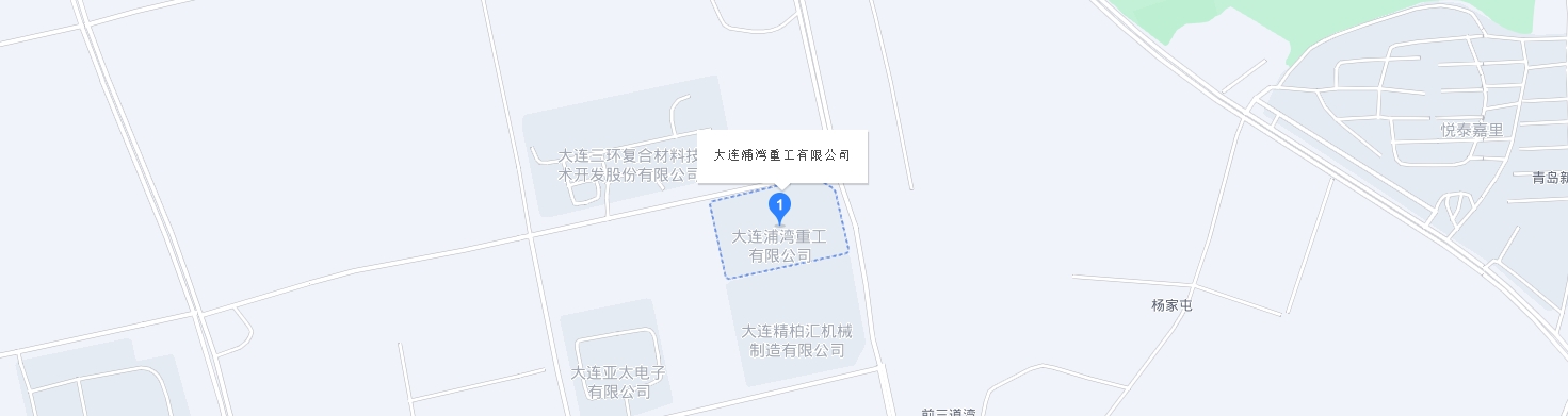 大连浦湾重工位置地图